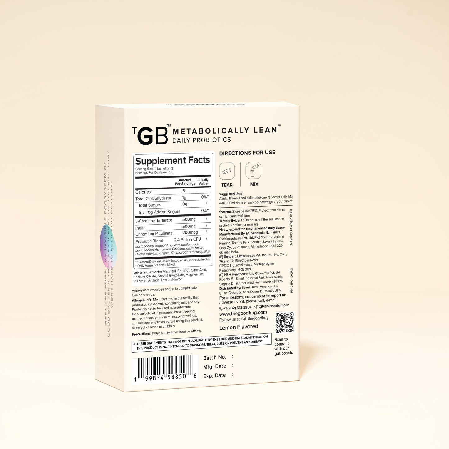 Metabolically lean - Probiotics | Supports Weight Management